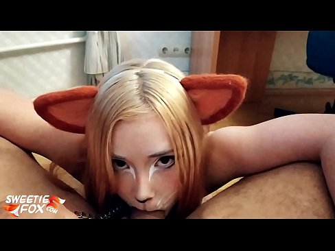 ❤️ Kitsune slikke dick en cum yn har mûle Pornofideo by wy ﹏
